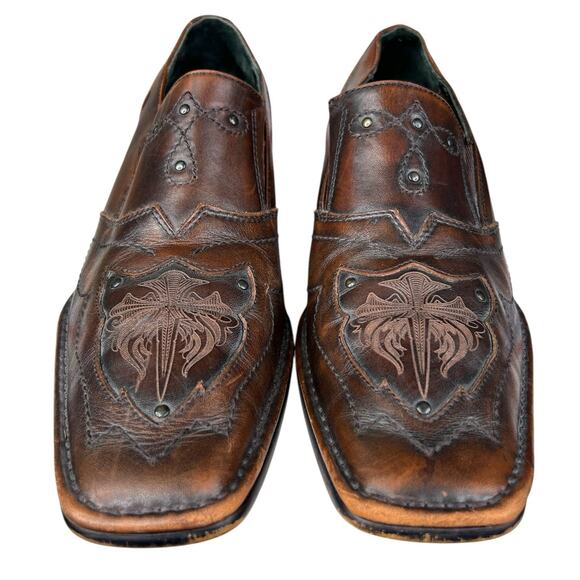 Mark Nason Lounge Men’s Brown Slip On Loafers Size US 8.5 - Picture 7 of 11